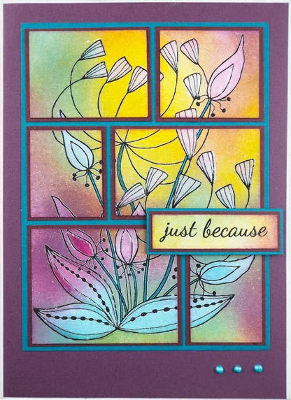 Woodware Clear Singles Bold Blooms - Bruyère