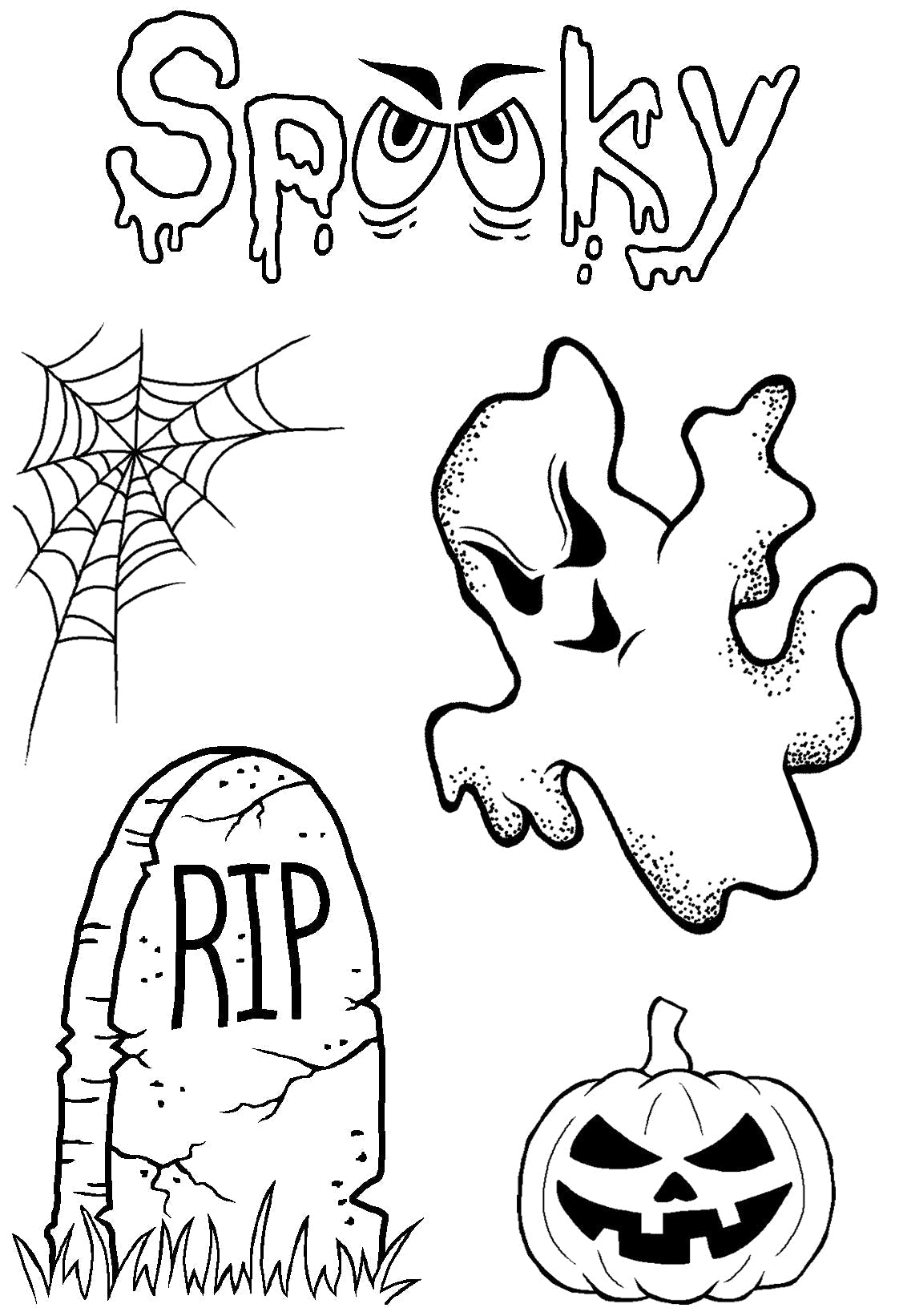 Woodware Clear Singles Spooky Goings On - Tampon transparent 10,16 x 15,24 cm