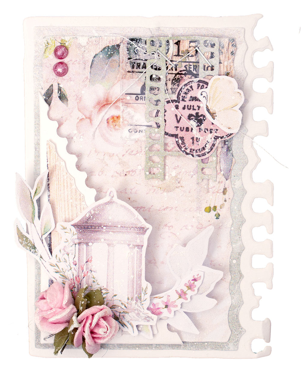 JMA Tampon et matrice de découpe Timbres Moments Romantiques 99x142x3mm 11 PC nr.63