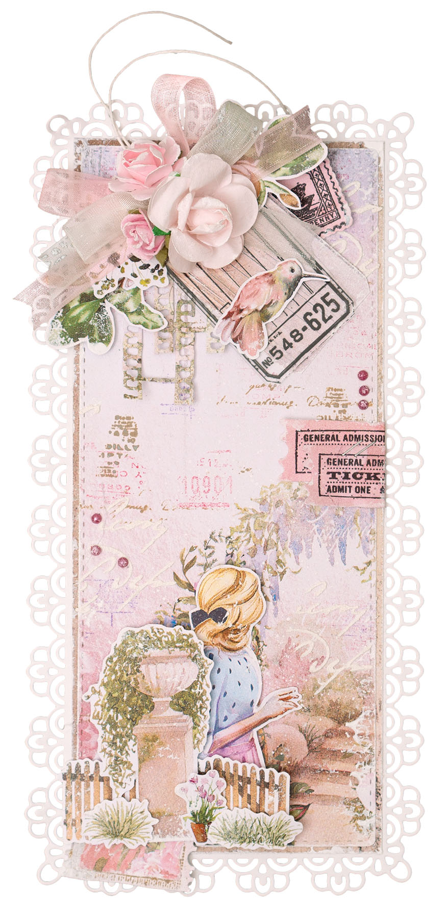 JMA Tampon et matrice de découpe Timbres Moments Romantiques 99x142x3mm 11 PC nr.63