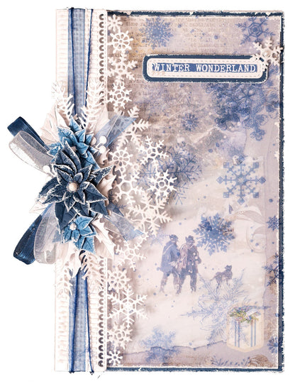 JMA Matrice de découpe Flocon & Poinsettia Noël Vintage 105x210x1mm 15 PC nr.719