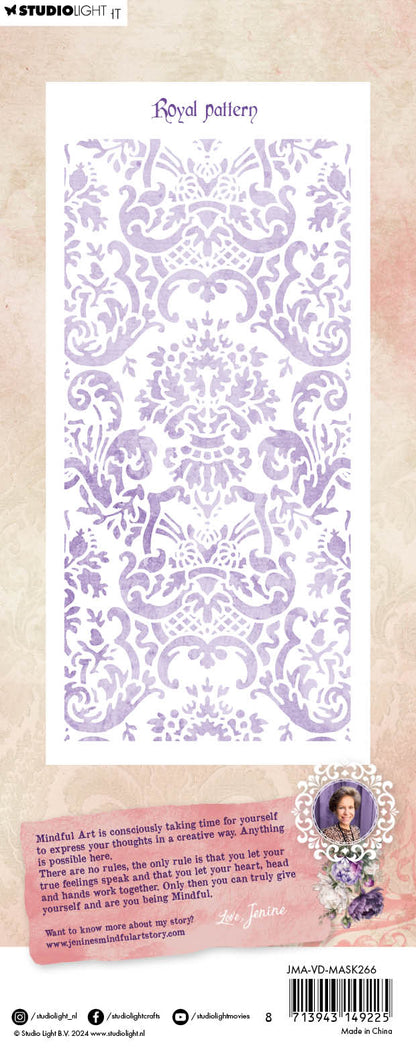 Masque JMA motif floral victorien « Rêves » 1 pièce