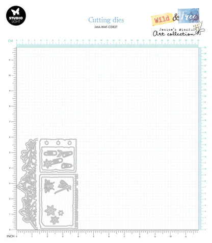 JMA Découpe Matrice Décoration & Cartes Wild & Free 15 pièces
