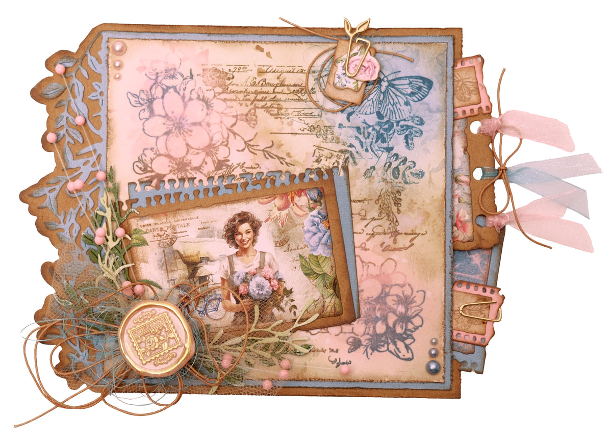 Tampon transparent JMA Script & Wildflowers Wild & Free 1 pièce