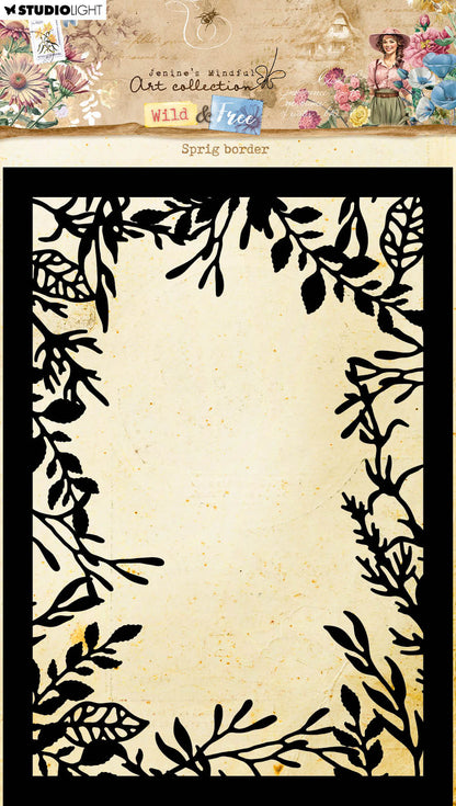 Masque JMA Bordure Brindille Sauvage & Libre 1 Pièce