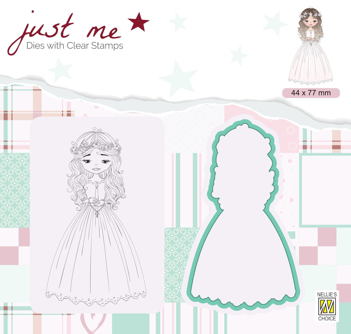 Kit tampon et matrice Just Me Fille Communion