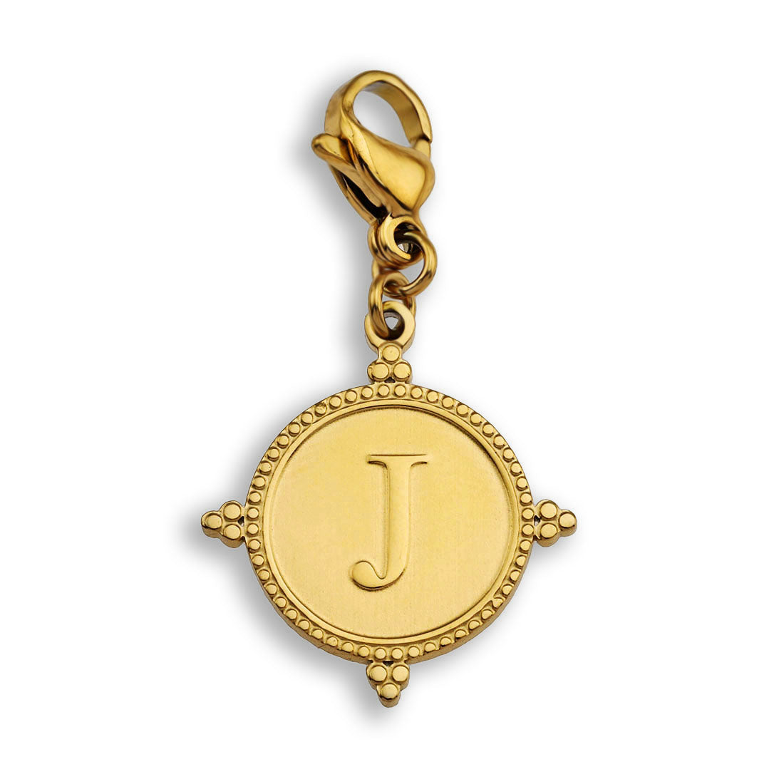 Gold Ornate Alphabet Letter Charms (A–Z) for Necklaces & Bracelets