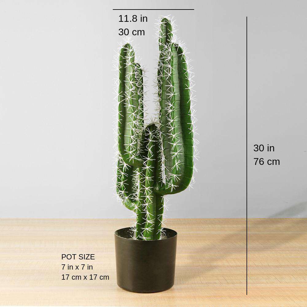 Kara Cactus artificiel en pot 76 cm