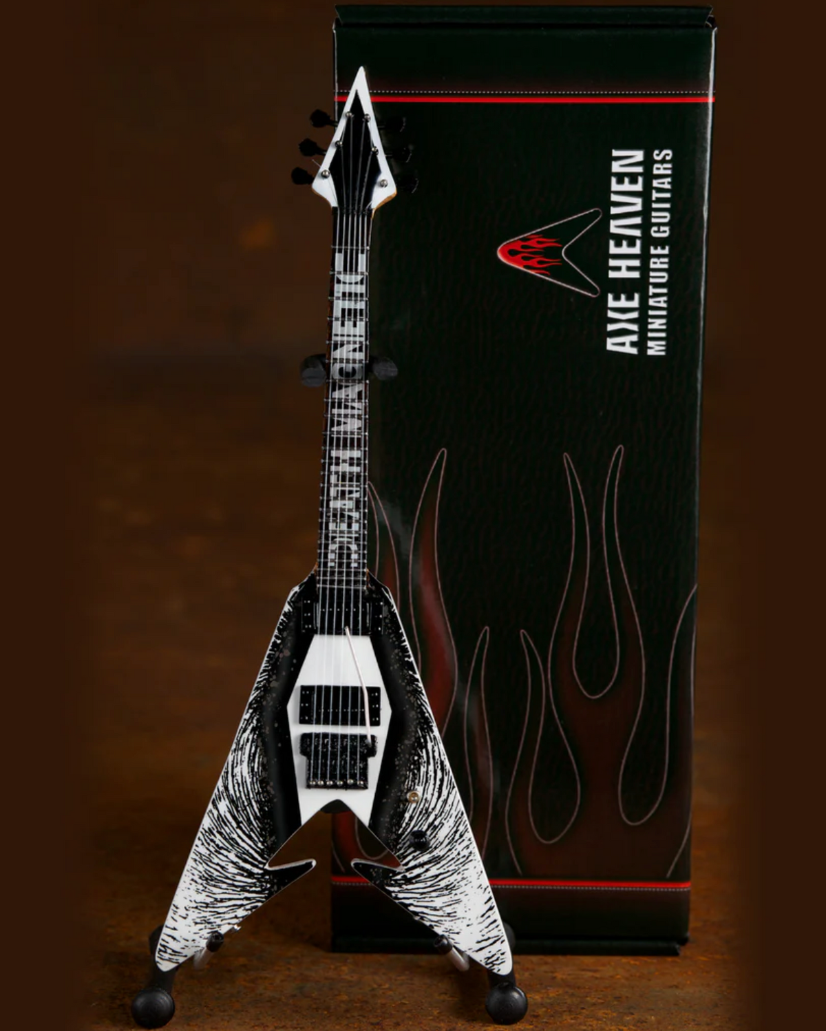Kirk Hammett Death Magnetic V Miniature Guitar Replica Collectible