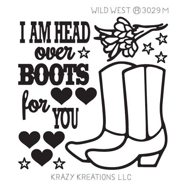 Autocollant Krazy Kreations - Far West