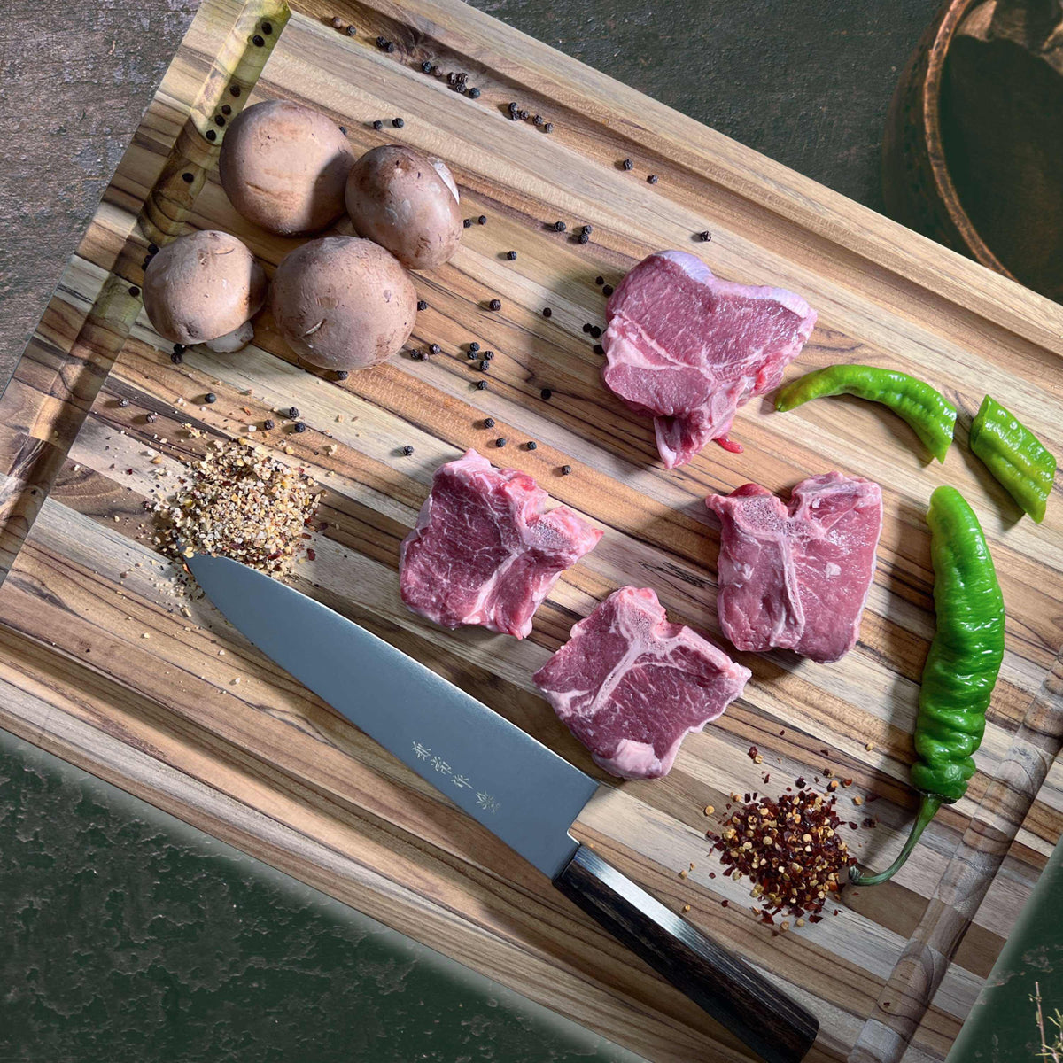 Couteau de chef Wagyu Ichizu Series 210 mm | Fabriqué au Japon