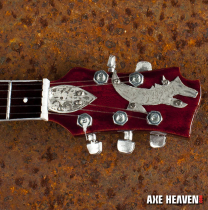 Réplique miniature de guitare Keith Richards 1981 Zemaitis Macabre, objet de collection