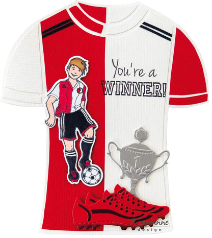 Maillot d'équipe de pochoirs artisanaux