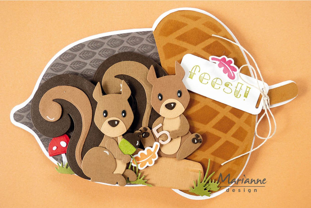 Marianne Design Collectables Die - Écureuil et Moufette d'Eline