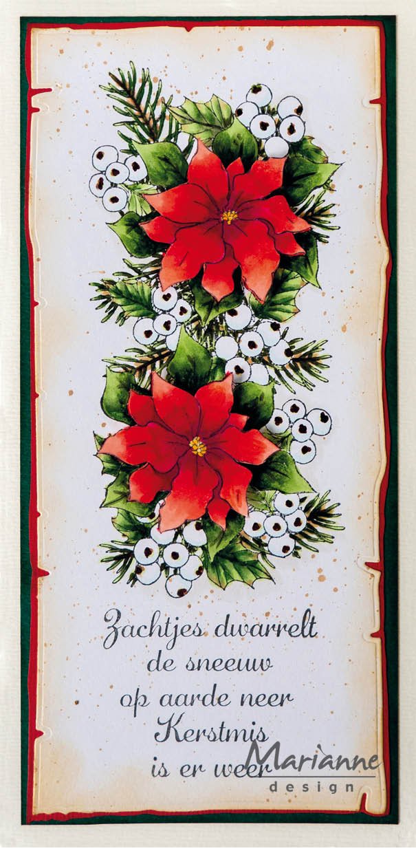 Marianne Design Tampons d'art - Poinsettia