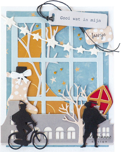 Marianne Design Craftables Matrice de découpe - Chaîne d'étoiles