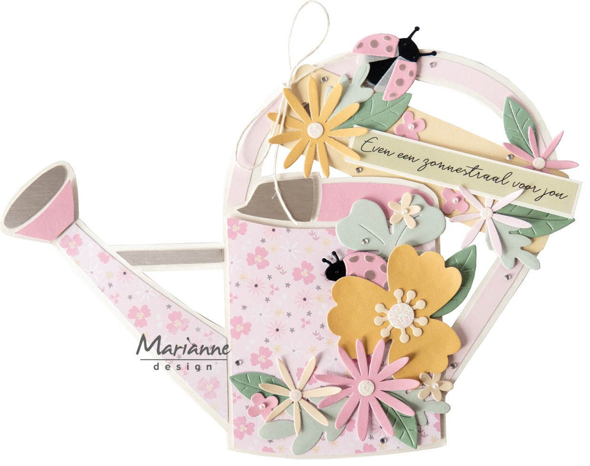 Pochoir artisanal Marianne Design - Arrosoir par Marleen