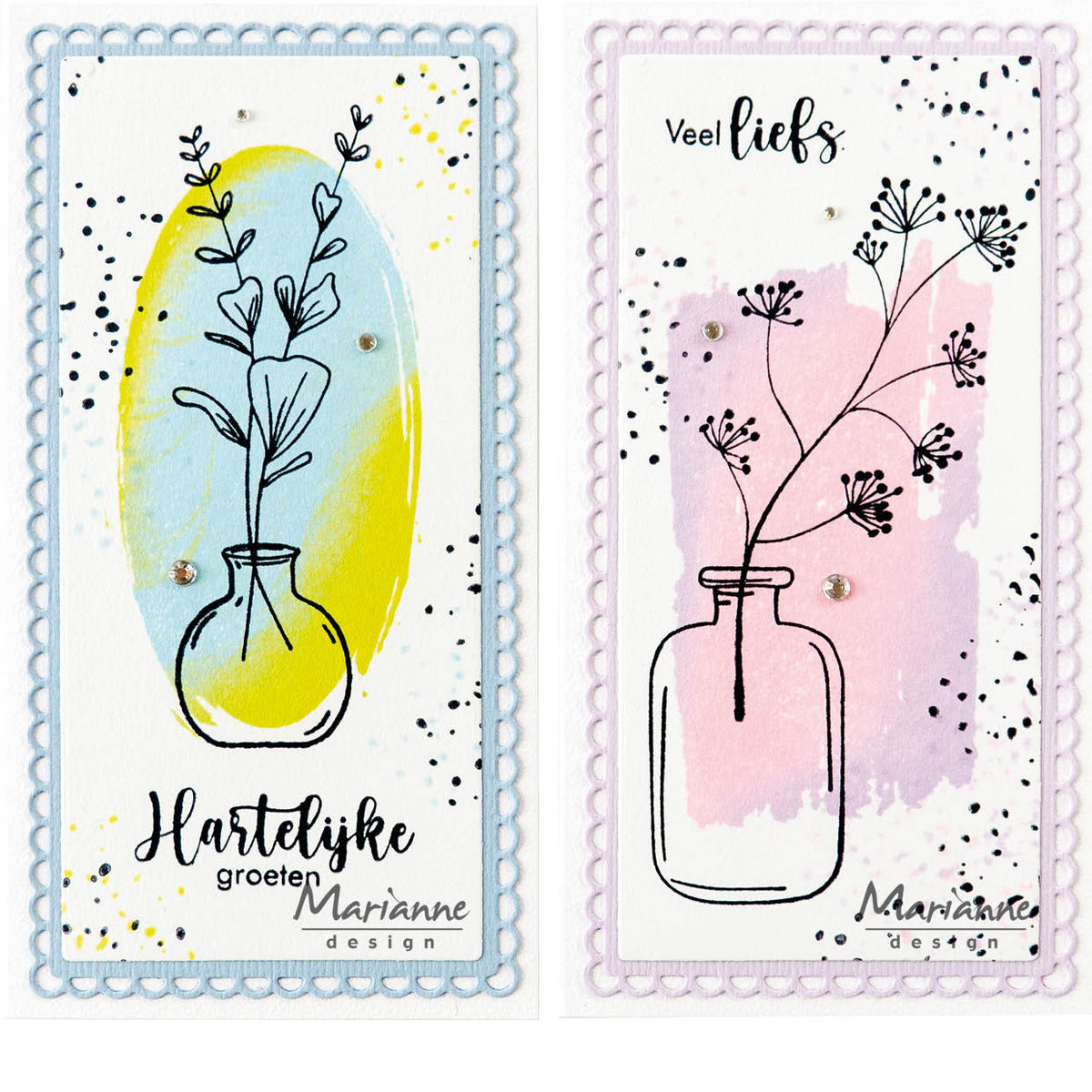 Marianne Design Tampon transparent - Silhouette Art Ovale
