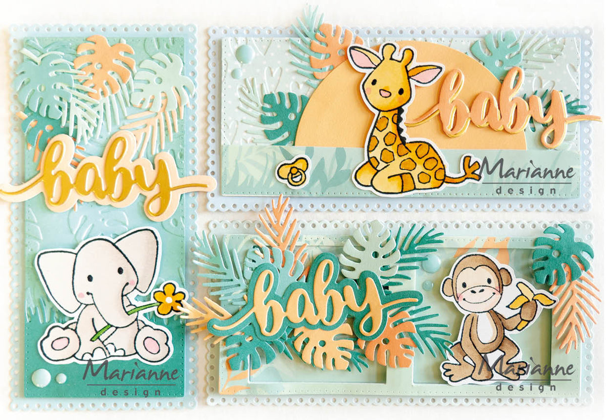 Marianne Design Craftables Die - Mini Slimline - 2 Squares