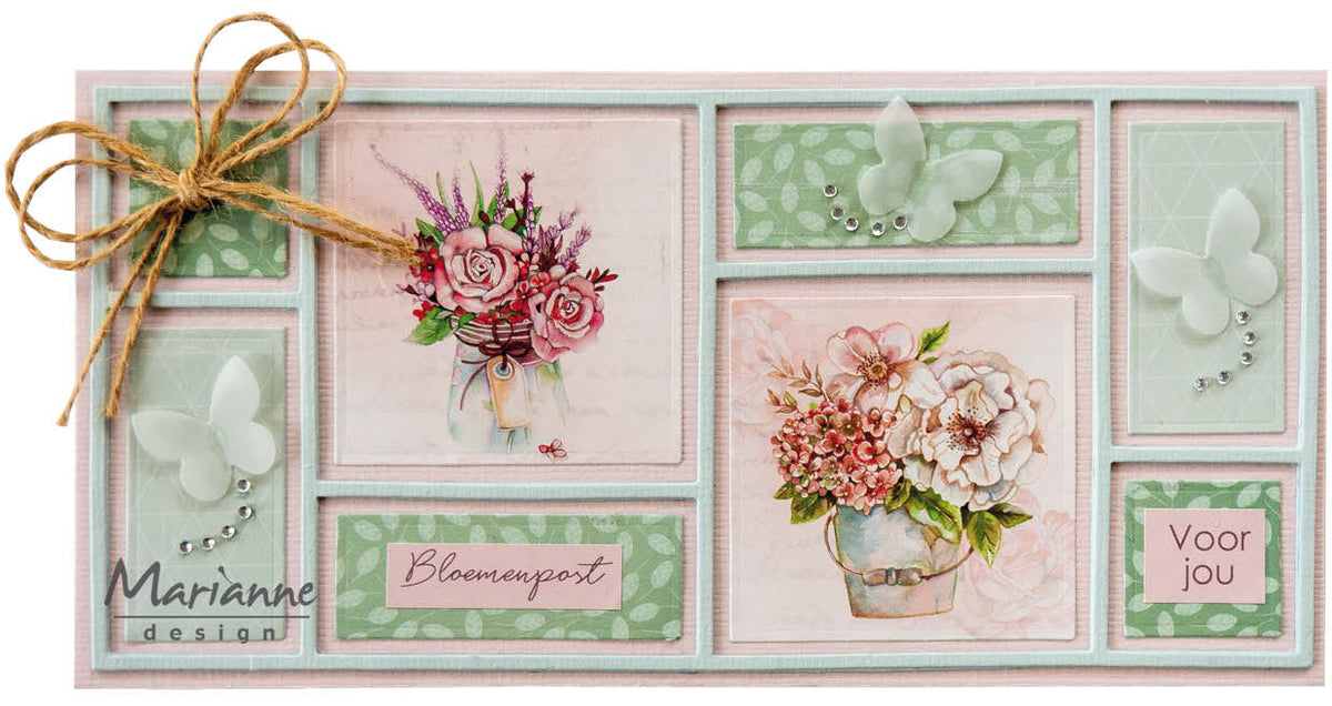 Marianne Design Feuille de découpe A4 - Els Mini's - Summertime