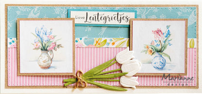 Marianne Design Craftables Matrice de découpe - Fleurs Slimline