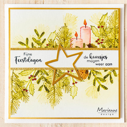 Marianne Design Clear Stamp - Silhouette Art - Houx