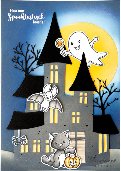 Marianne Design Tampon et Matrices de Découpe - Les Animaux d'Eline - Halloween