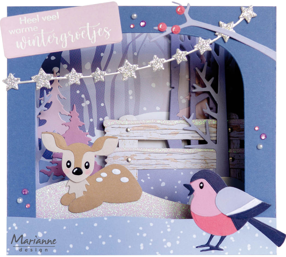 Marianne Design Craftables Matrice de découpe - Petite boîte carte