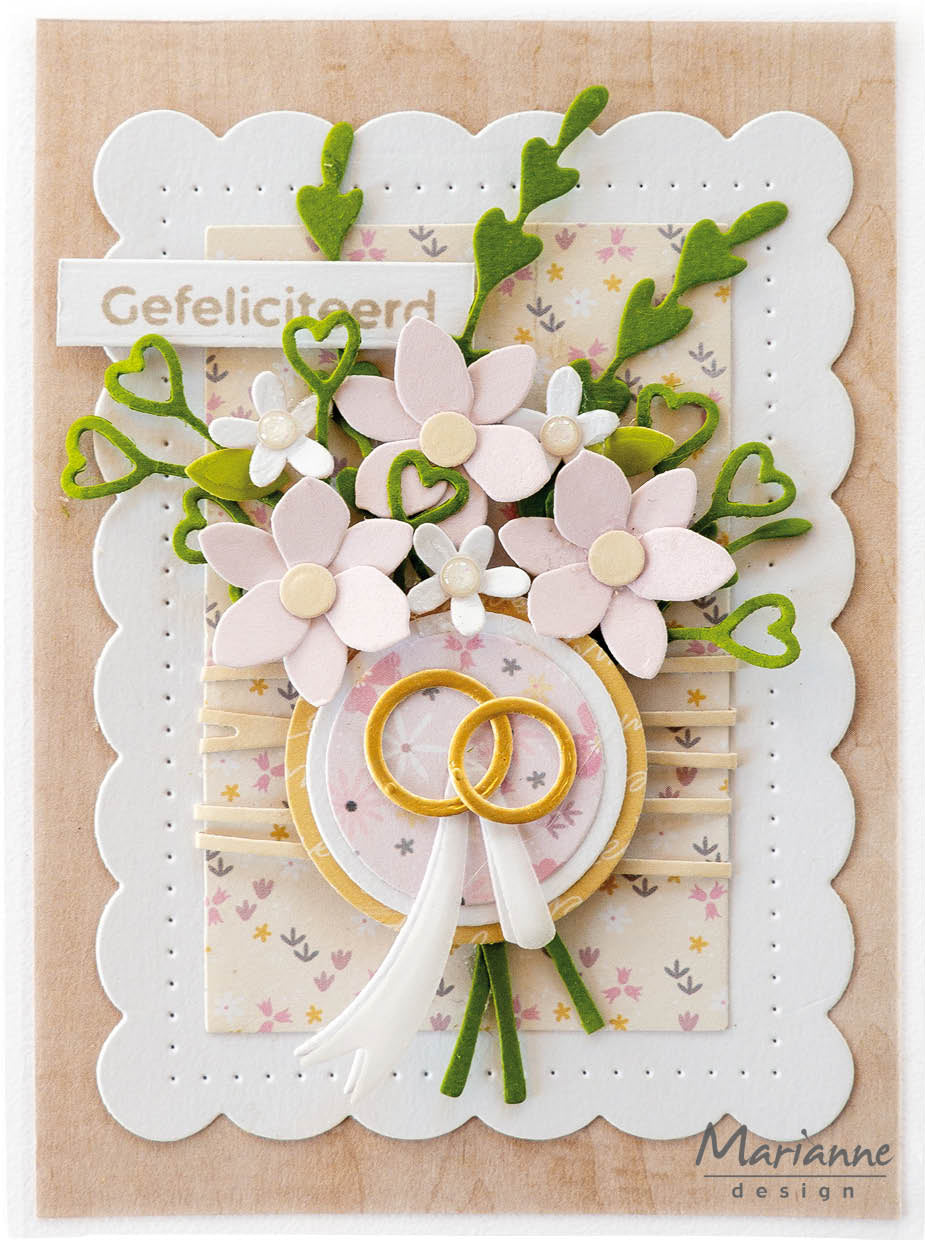 Matrice de découpe Marianne Design Creatables - Branche Cœur Ouvert