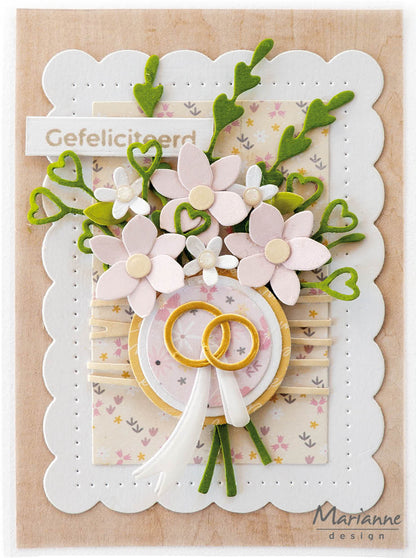 Matrice de découpe Marianne Design Creatables - Branche Cœur Ouvert