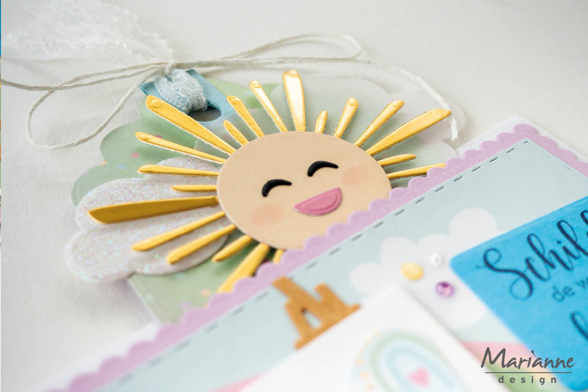 Marianne Design Collectables Die - Soleil et Nuages par Marleen