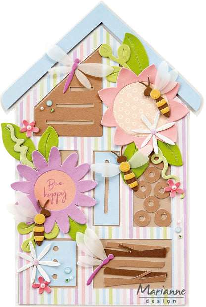 Marianne Design Papier Cartonné 6x12 - Bonjour Printemps
