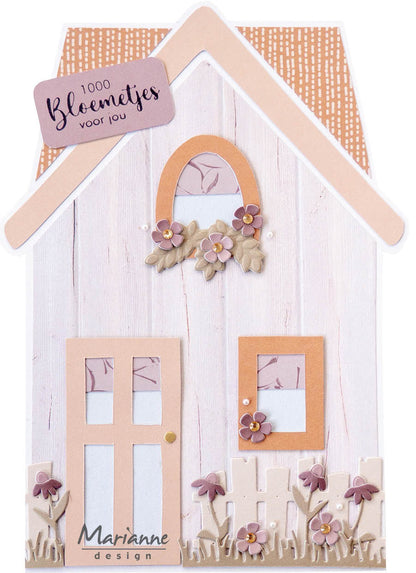 Marianne Design Pochoir créatif - Maison par Marleen