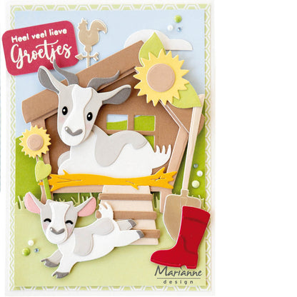 Marianne Design Collectables Die - Cabane d'animaux par Marleen