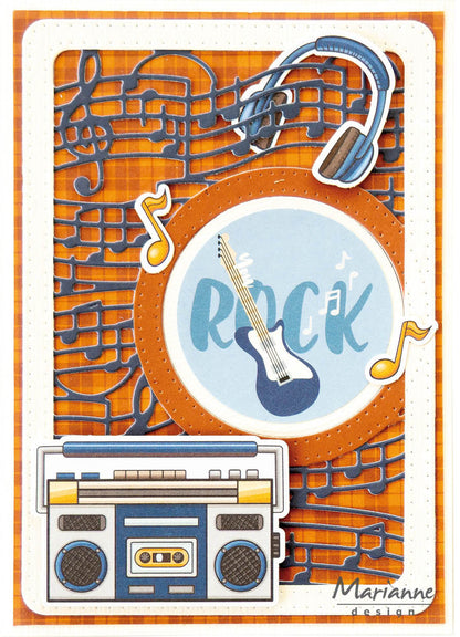 Marianne Design A4 Paper Pad - Hi Handsome!
