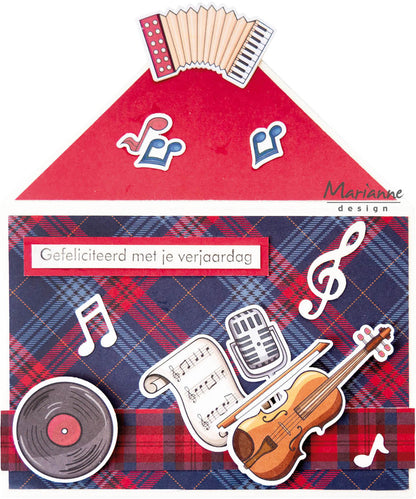Marianne Design A4 Paper Pad - Hi Handsome!