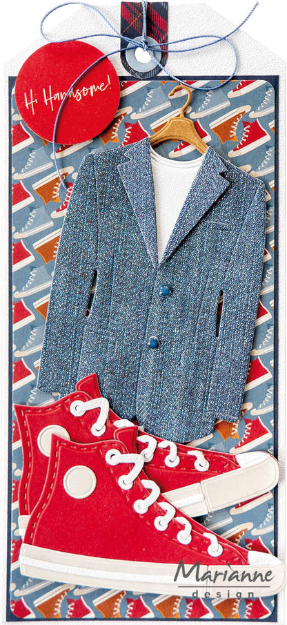 Marianne Design A4 Paper Pad - Hi Handsome!