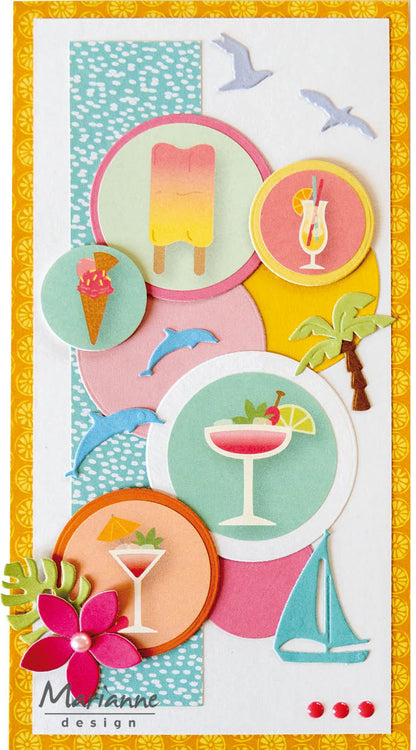 Autocollants Marianne Design - Fresh Lemonade de Marleen