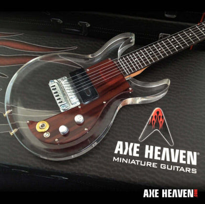 Guitare miniature Dan Armstrong en acrylique transparent, réplique de collection