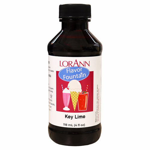 Key Lime Flavor Fountain - 4 oz. - 32 oz. - Ice Cream and Beverage Flavors - LorAnn Oils - Canadian Distribution - Ships Free Within Canada on Orders Above CAD $199