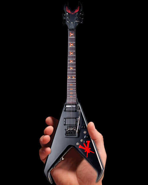 Mini-guitare Custom Kerry King Dean USA V édition limitée – Sous licence officielle