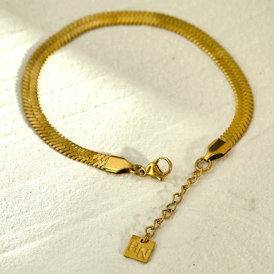 Bracelet texturé peau de serpent LAILA