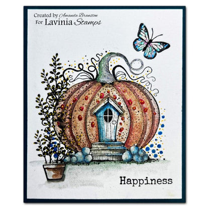 Lavinia Stamps - Tampon cabane citrouille