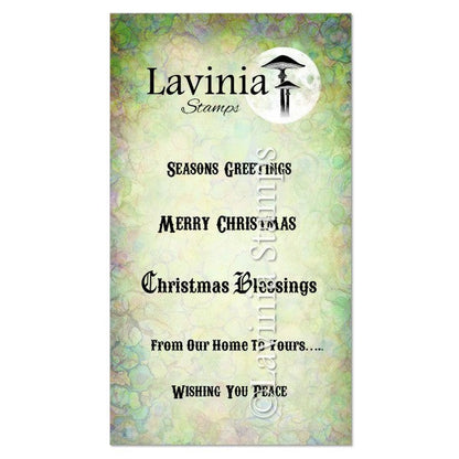 Tampons Lavinia - Tampon Salutations de Noël