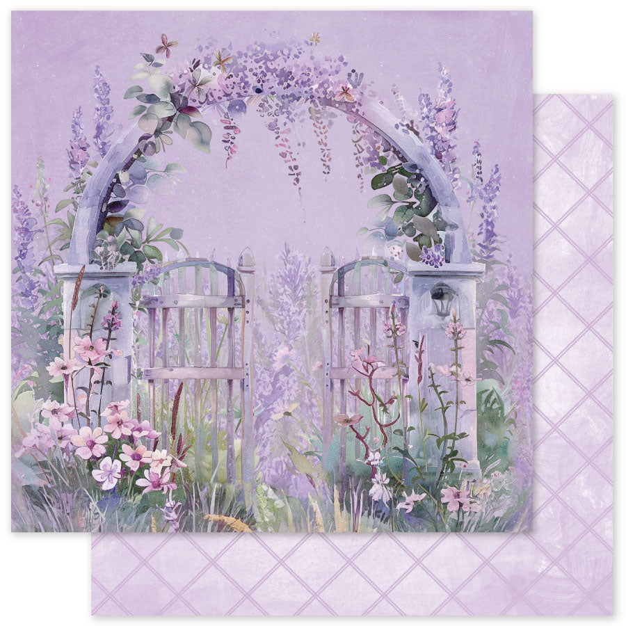 Papier Lavande & Fées C 12x12 (Lot de 12) 33486