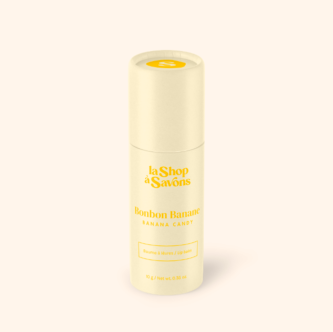 Vegan lip balm - Banana Candy