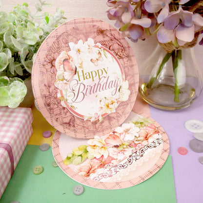 Blushing Blossoms Luxury Foiled Acetate