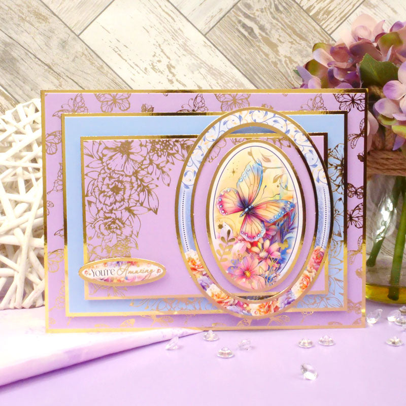 Papier cartonné irisé de luxe Enchanted Glades
