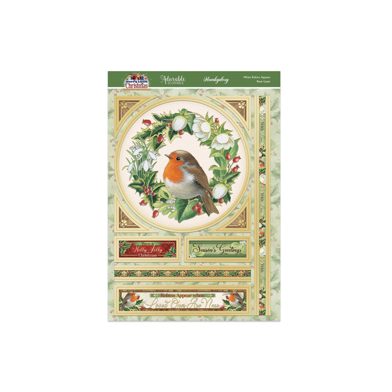 A Merry Little Christmas Deco-Large Set – Quand les Rouges-Gorges Apparaissent