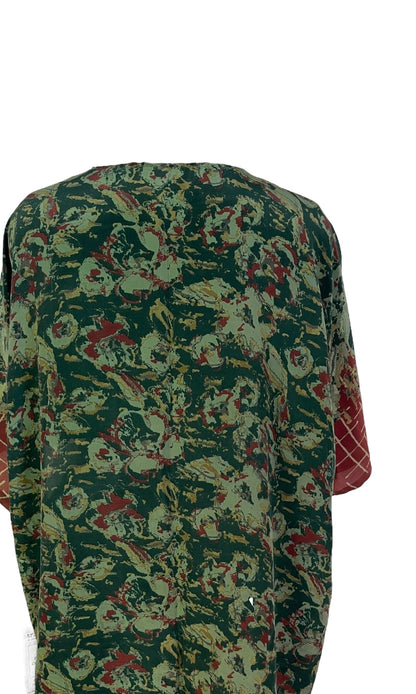 Veste à manches kimono en pure soie avec ceinture PRC6921 Avatar